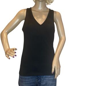 Victoria's Secret VSX Athletic Workout Tank with Built-in Bra Black Medium VGC